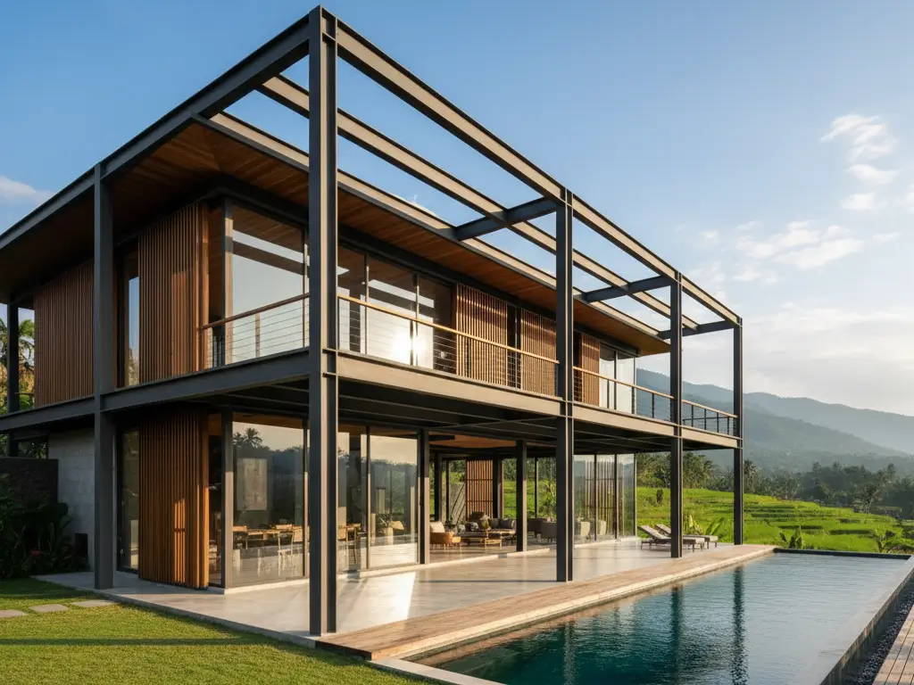 Kelebihan Desain Rumah Konstruksi Baja