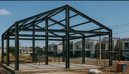 Konstruksi Baja Wf Bentang 7 Meter Jasa Hitung Struktur Bangunan